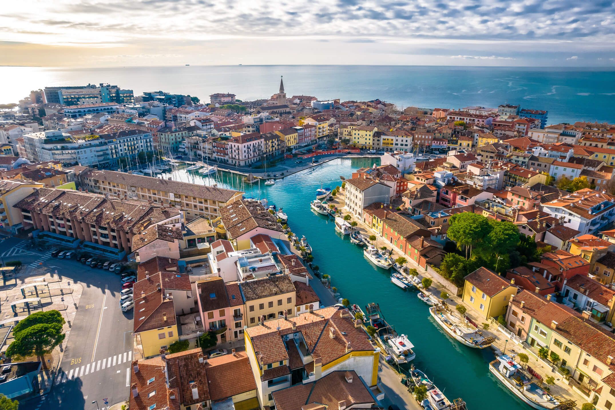 Grado Panorama Altstadt
